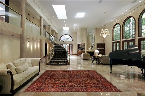 Bakhtiar Brown Hand Knotted 105 X 131  Area Rug 400-17170 Image 3