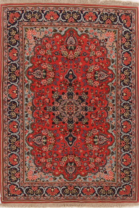Sarouk Purple Hand Knotted 310 X 54  Area Rug 251-17181 Image 0