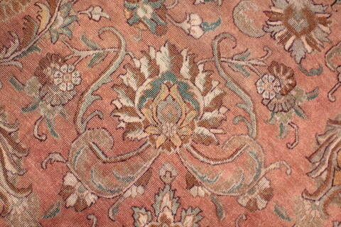 Tabriz Purple Square Hand Knotted 101 X 113  Area Rug 400-17190 Image 11