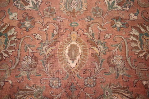 Tabriz Purple Square Hand Knotted 101 X 113  Area Rug 400-17190 Image 13