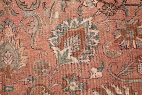 Tabriz Purple Square Hand Knotted 101 X 113  Area Rug 400-17190 Image 16