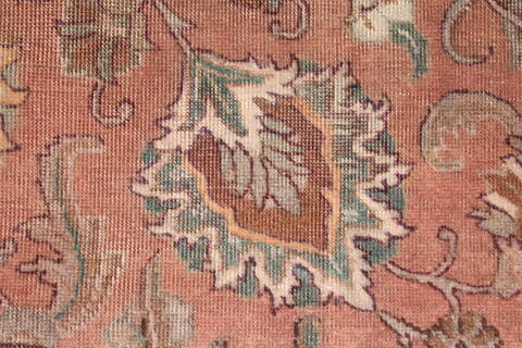 Tabriz Purple Square Hand Knotted 101 X 113  Area Rug 400-17190 Image 18