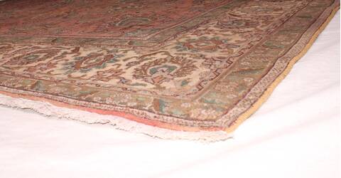 Tabriz Purple Square Hand Knotted 101 X 113  Area Rug 400-17190 Image 19
