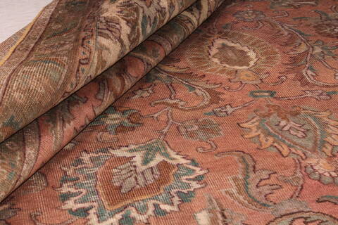 Tabriz Purple Square Hand Knotted 101 X 113  Area Rug 400-17190 Image 23
