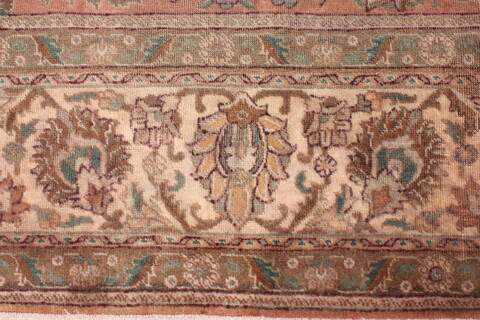 Tabriz Purple Square Hand Knotted 101 X 113  Area Rug 400-17190 Image 8