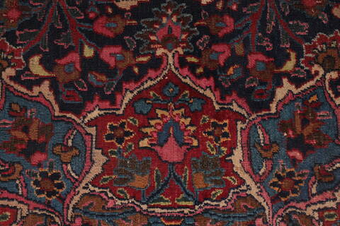 Mashad Purple Hand Knotted 111 X 164  Area Rug 400-17207 Image 14