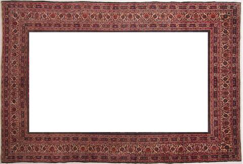 Mashad Purple Hand Knotted 111 X 164  Area Rug 400-17207 Image 1