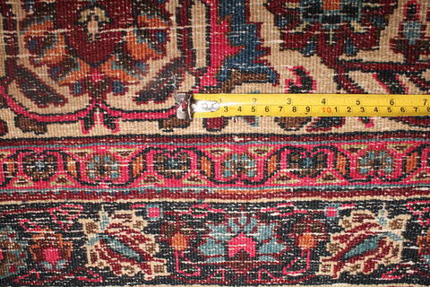 Mashad Purple Hand Knotted 111 X 164  Area Rug 400-17207 Image 20