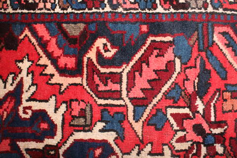 Bakhtiar Red Hand Knotted 102 X 1210  Area Rug 400-17208 Image 18