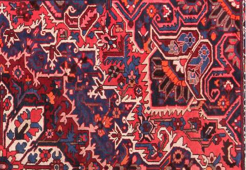 Bakhtiar Red Hand Knotted 102 X 1210  Area Rug 400-17208 Image 19