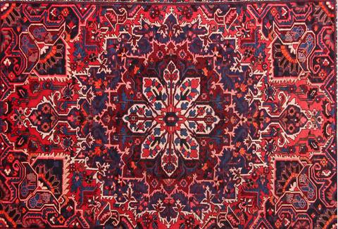 Bakhtiar Red Hand Knotted 102 X 1210  Area Rug 400-17208 Image 4