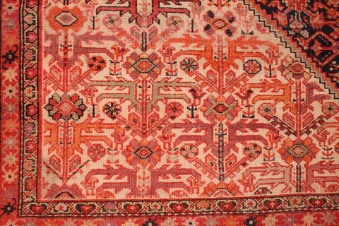 Malayer Red Hand Knotted 83 X 166  Area Rug 400-17212 Image 10