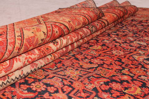 Malayer Red Hand Knotted 83 X 166  Area Rug 400-17212 Image 17