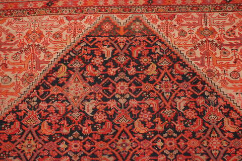 Malayer Red Hand Knotted 83 X 166  Area Rug 400-17212 Image 1