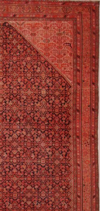 Malayer Red Hand Knotted 83 X 166  Area Rug 400-17212 Image 3