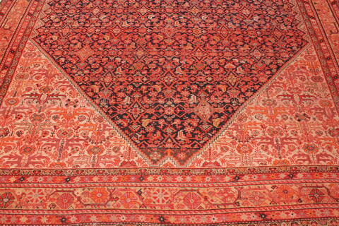 Malayer Red Hand Knotted 83 X 166  Area Rug 400-17212 Image 9