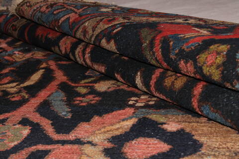 Malayer Blue Hand Knotted 73 X 168  Area Rug 400-17213 Image 10