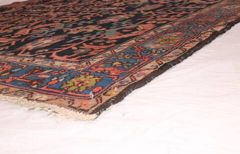 Malayer Blue Hand Knotted 73 X 168  Area Rug 400-17213 Image 3