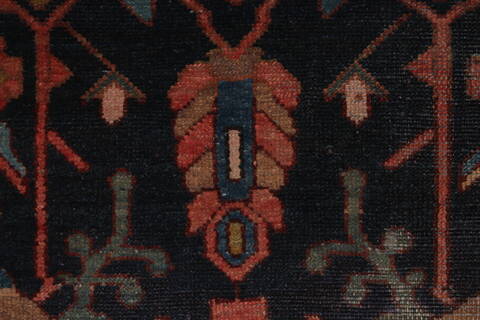 Malayer Blue Hand Knotted 73 X 168  Area Rug 400-17213 Image 5