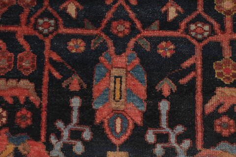 Malayer Blue Hand Knotted 73 X 168  Area Rug 400-17213 Image 6