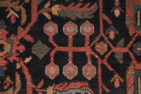Malayer Blue Hand Knotted 73 X 168  Area Rug 400-17213 Image 8