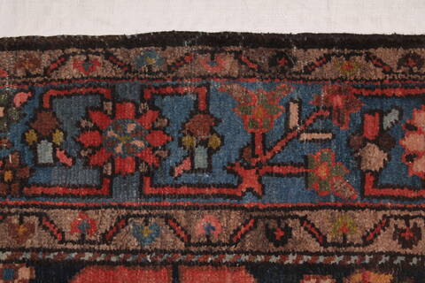 Malayer Blue Hand Knotted 73 X 168  Area Rug 400-17213 Image 9