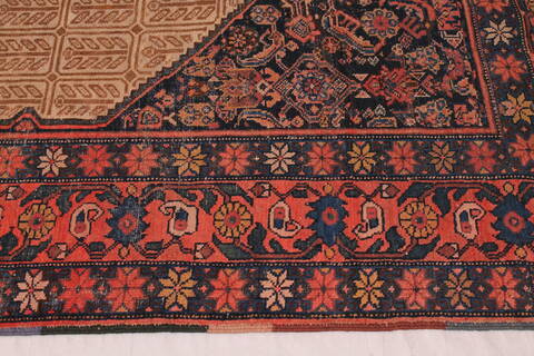 Malayer Beige Hand Knotted 72 X 164  Area Rug 400-17214 Image 10