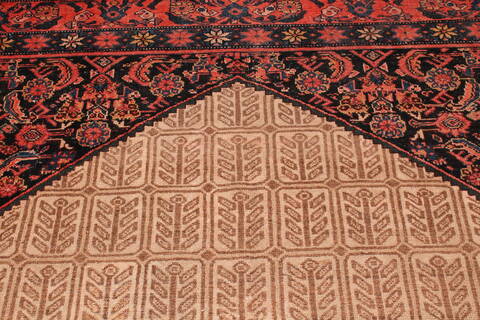 Malayer Beige Hand Knotted 72 X 164  Area Rug 400-17214 Image 7