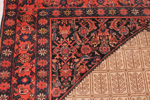Malayer Beige Hand Knotted 72 X 164  Area Rug 400-17214 Image 8