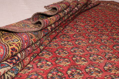 Malayer Red Hand Knotted 76 X 161  Area Rug 400-17217 Image 11