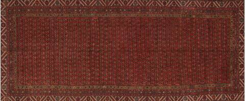 Malayer Red Hand Knotted 76 X 161  Area Rug 400-17217 Image 3