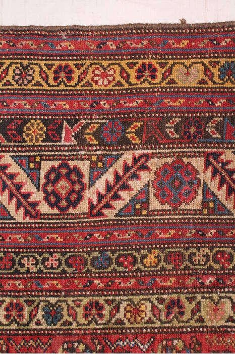 Malayer Red Hand Knotted 76 X 161  Area Rug 400-17217 Image 8