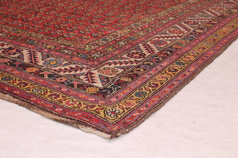 Malayer Red Hand Knotted 76 X 161  Area Rug 400-17217 Image 9