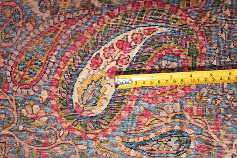 Kerman Purple Hand Knotted 87 X 119  Area Rug 400-17219 Image 28