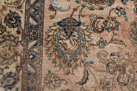 Tabriz Purple Hand Knotted 116 X 1411  Area Rug 400-17220 Image 10