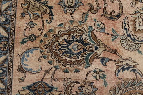 Tabriz Purple Hand Knotted 116 X 1411  Area Rug 400-17220 Image 11