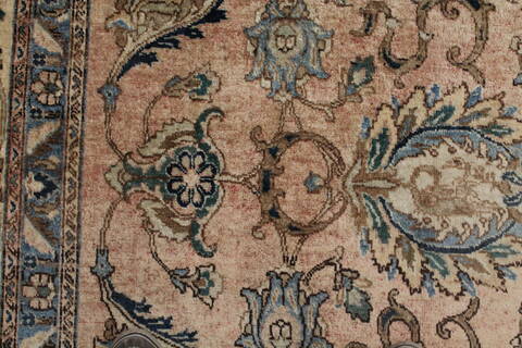Tabriz Purple Hand Knotted 116 X 1411  Area Rug 400-17220 Image 12