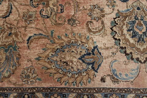 Tabriz Purple Hand Knotted 116 X 1411  Area Rug 400-17220 Image 13
