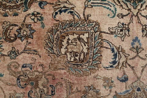 Tabriz Purple Hand Knotted 116 X 1411  Area Rug 400-17220 Image 14