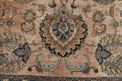 Tabriz Purple Hand Knotted 116 X 1411  Area Rug 400-17220 Image 16