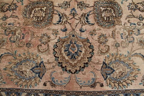 Tabriz Purple Hand Knotted 116 X 1411  Area Rug 400-17220 Image 17