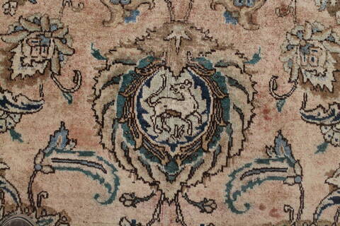 Tabriz Purple Hand Knotted 116 X 1411  Area Rug 400-17220 Image 18