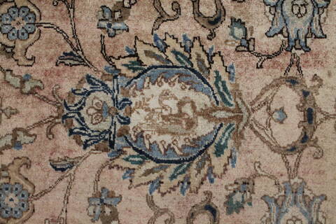 Tabriz Purple Hand Knotted 116 X 1411  Area Rug 400-17220 Image 20