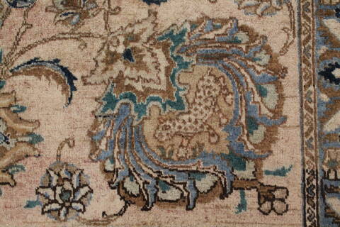 Tabriz Purple Hand Knotted 116 X 1411  Area Rug 400-17220 Image 22