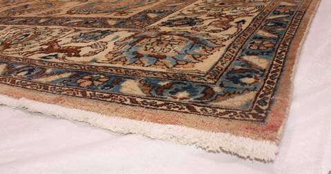 Tabriz Purple Hand Knotted 116 X 1411  Area Rug 400-17220 Image 23