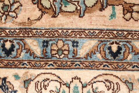 Tabriz Purple Hand Knotted 116 X 1411  Area Rug 400-17220 Image 24