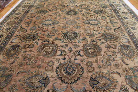 Tabriz Purple Hand Knotted 116 X 1411  Area Rug 400-17220 Image 27