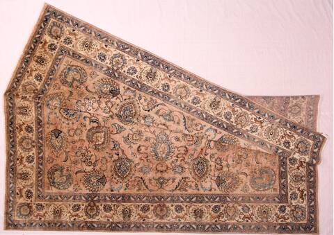 Tabriz Purple Hand Knotted 116 X 1411  Area Rug 400-17220 Image 3