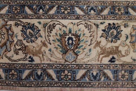 Tabriz Purple Hand Knotted 116 X 1411  Area Rug 400-17220 Image 6