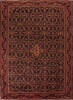 Mahal Black Hand Knotted 96 X 130  Area Rug 400-17228 Thumb 0